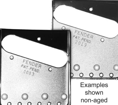 Telecaster Bridge plates with serial numbers