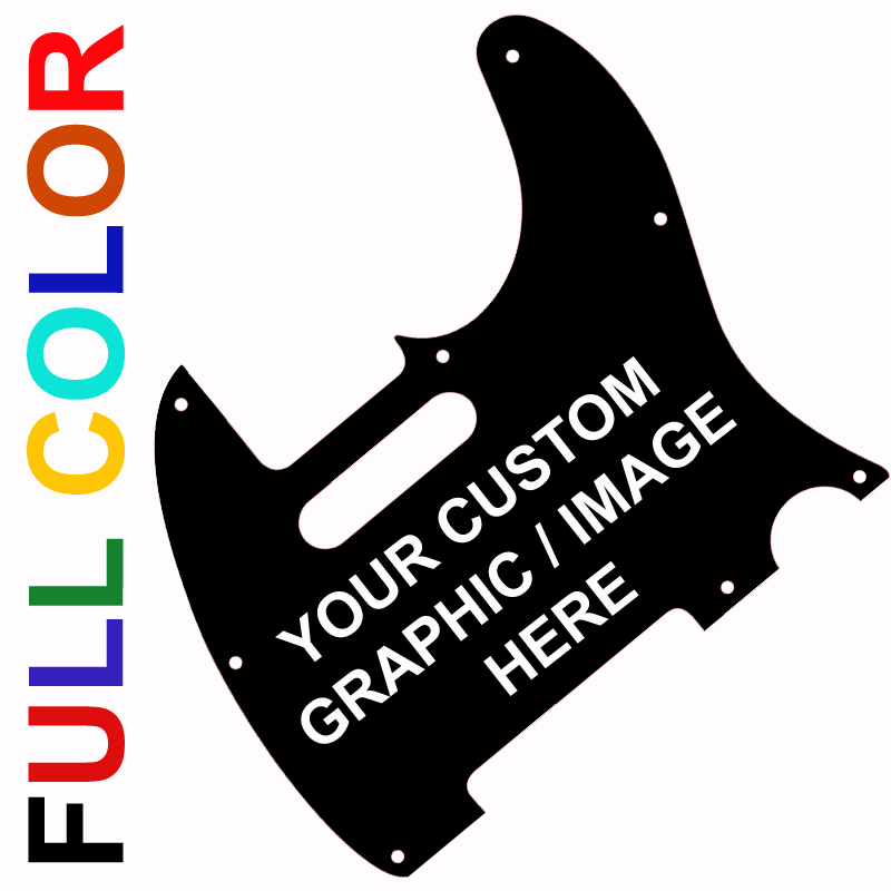 Telecaster YOUR Custom Design / Logo Pickguard - 2-ply